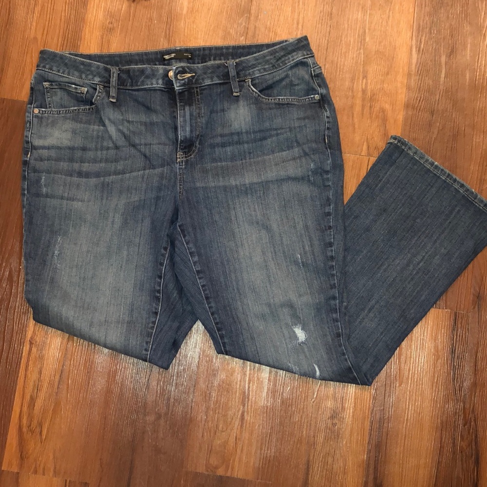 Simply Vera Vera Wang Bootcut 18W jeans EUC